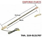 ΓΥΑΛΙΝΗ ΑΝΤΙΣΤΑΣΗ ΨΥΓΕΙΟΥ 48cm-55,5cm - 180 watt - 230 volt, 10205848